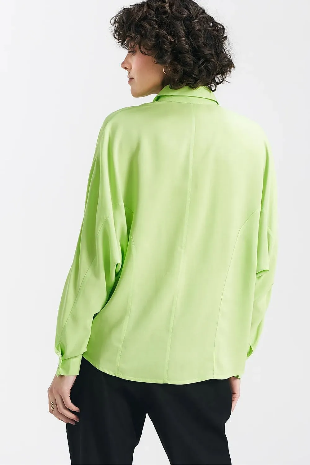Elegant Oversized Button-Up Shirt