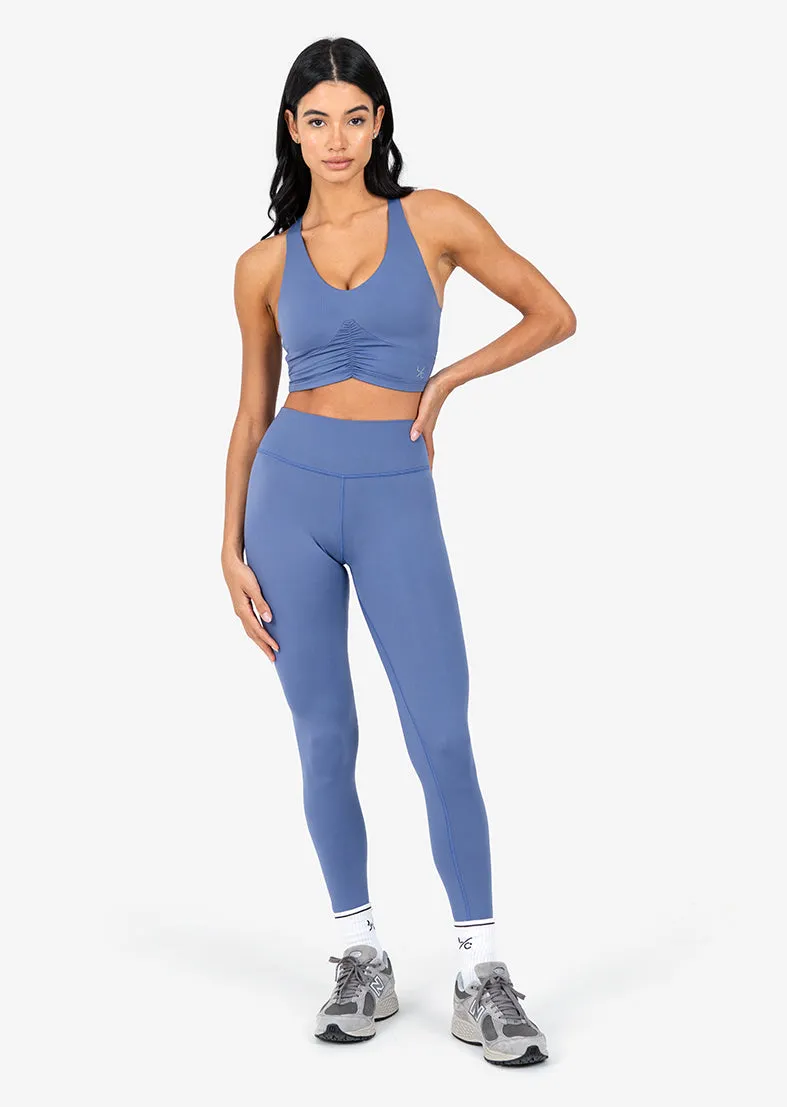 Elevate Touch Ruched Bra Indigo