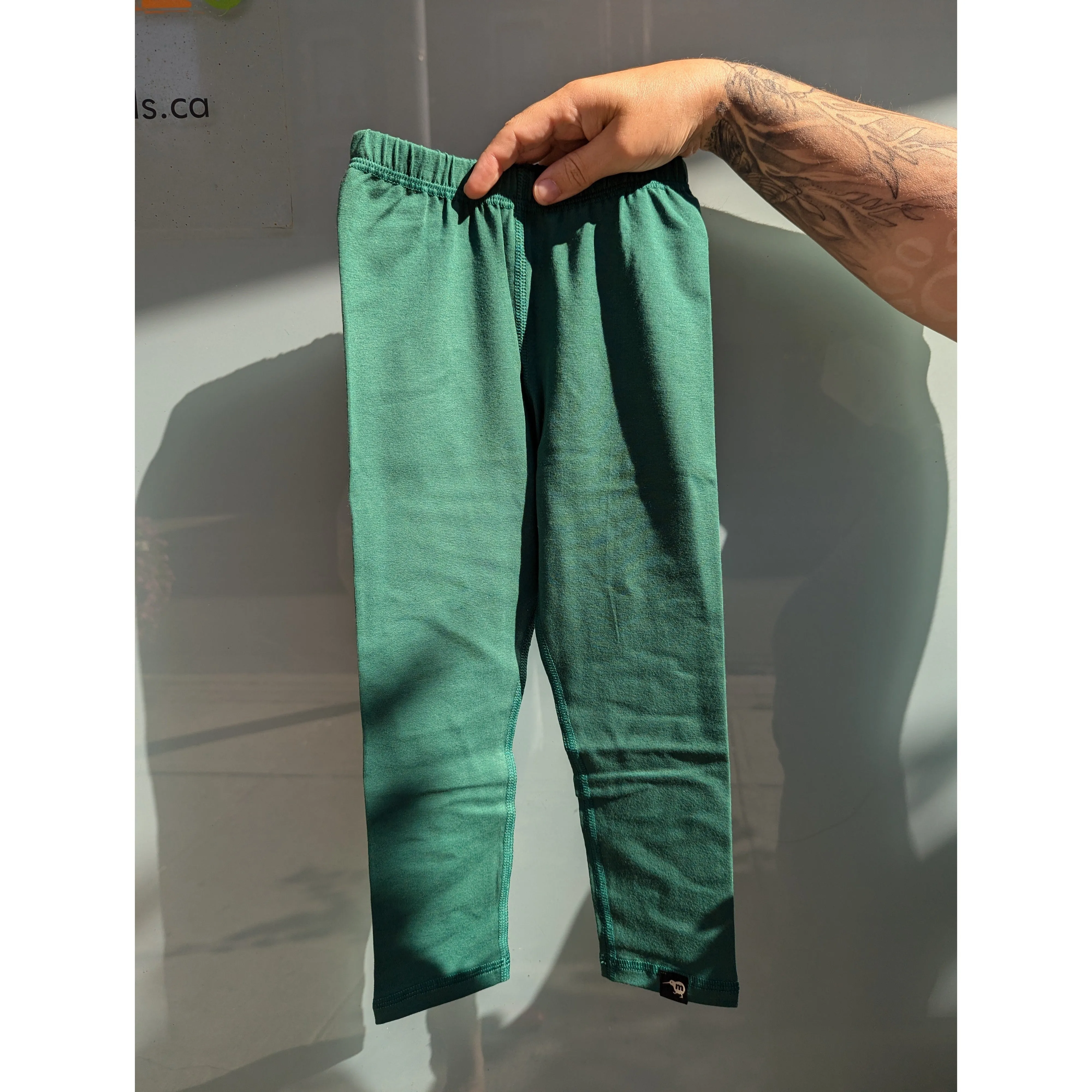 Emerald Green Leggings - 2 Left Size 2-4 & 8-10 years