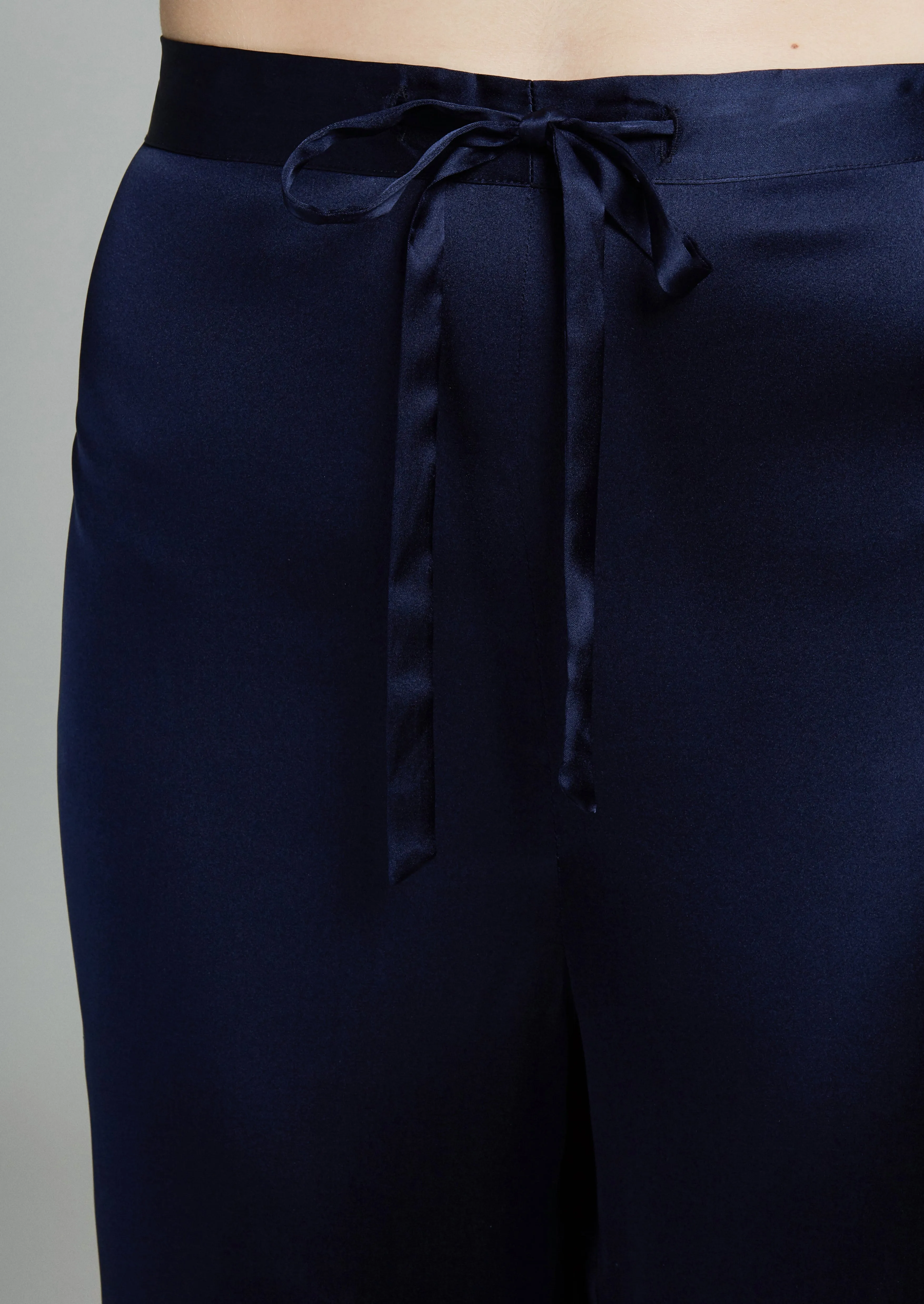 Estella Midnight Blue Silk PJ Set