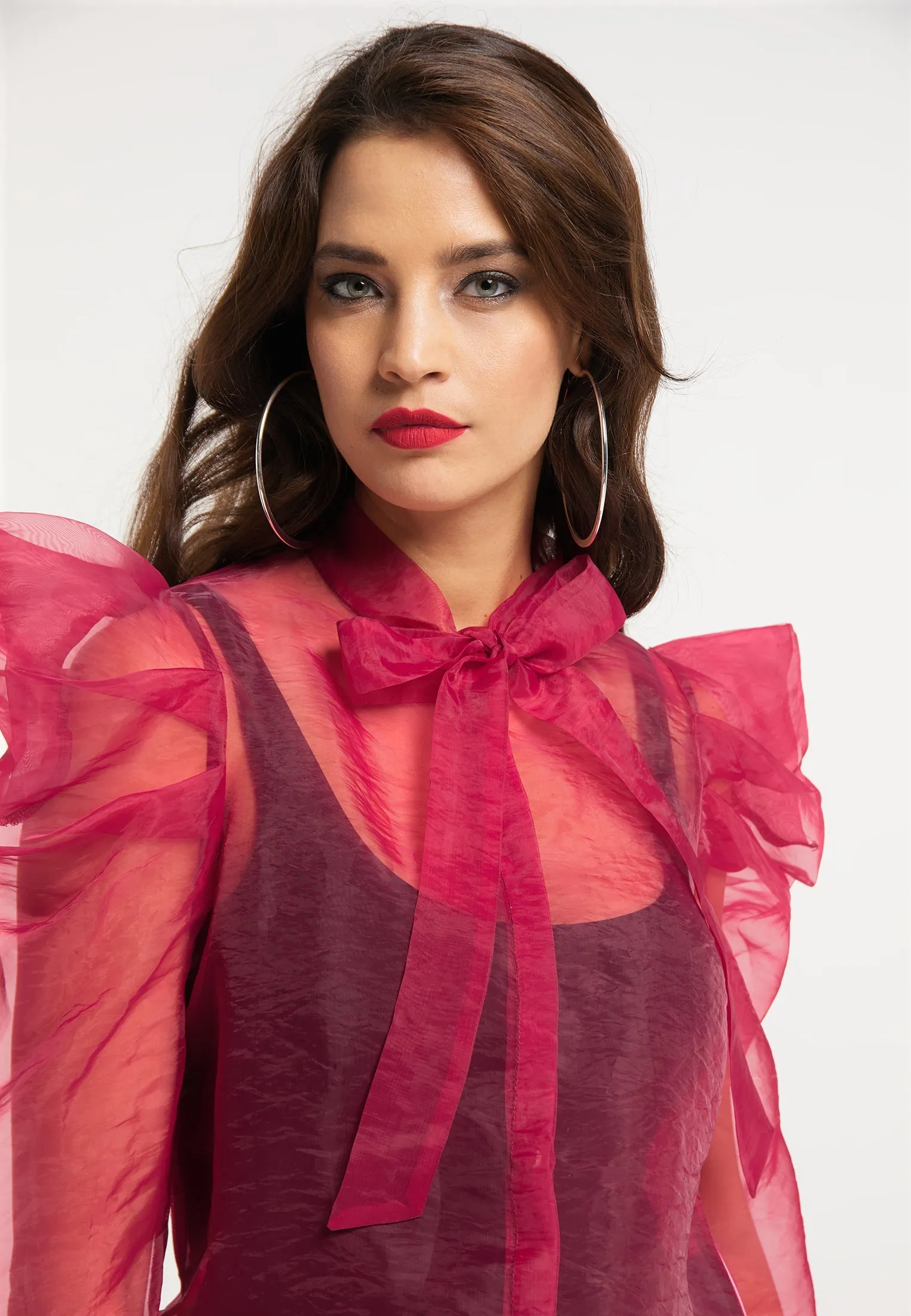 faina Women's Organza Blouse