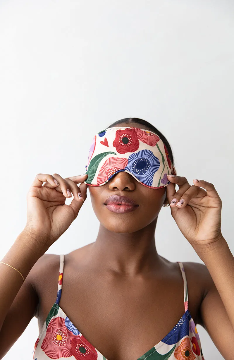 Fiorello Print Eye Mask