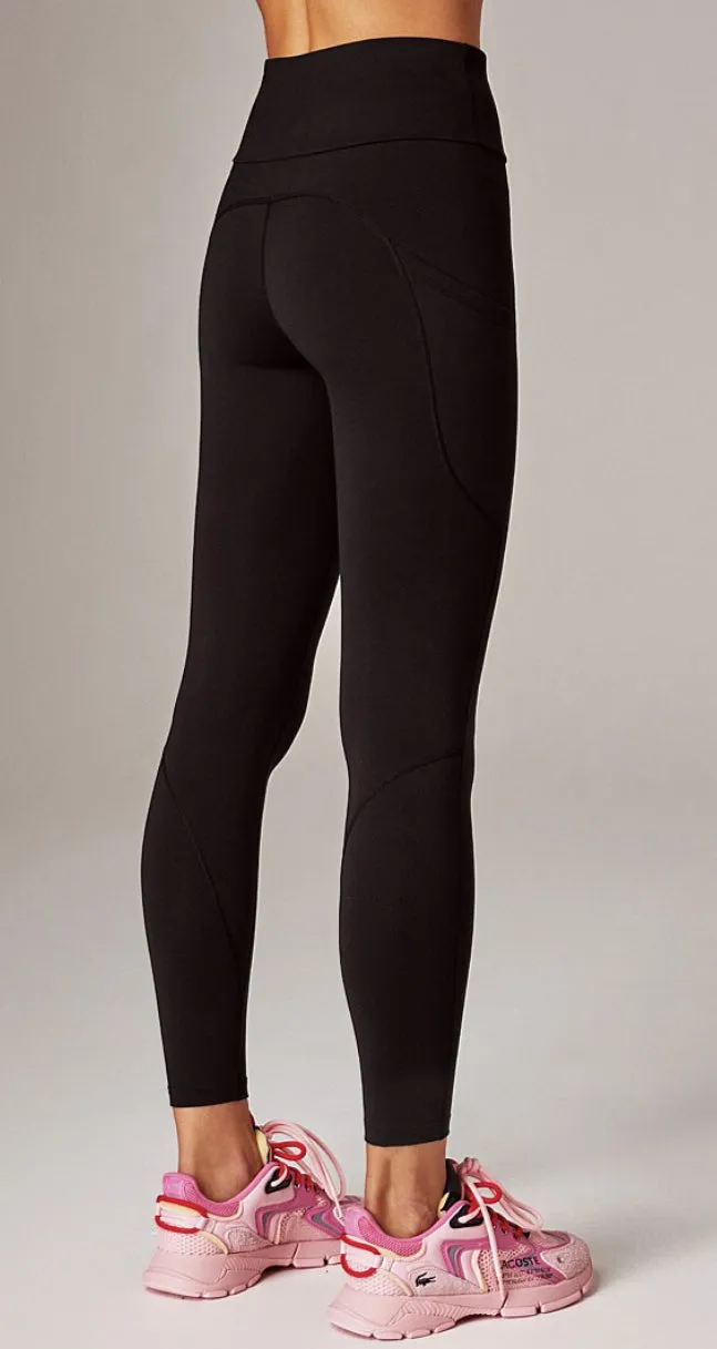 Flex peach pocket leggings 28 - black