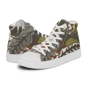 Foliage High Top Men's Canvas Sneakers