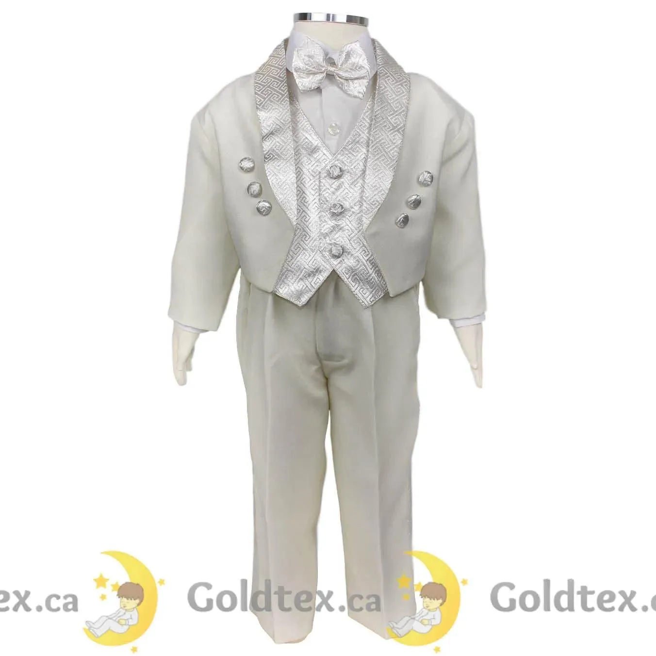 Formal Kids Wear 5 Piece baby boys tuxedo