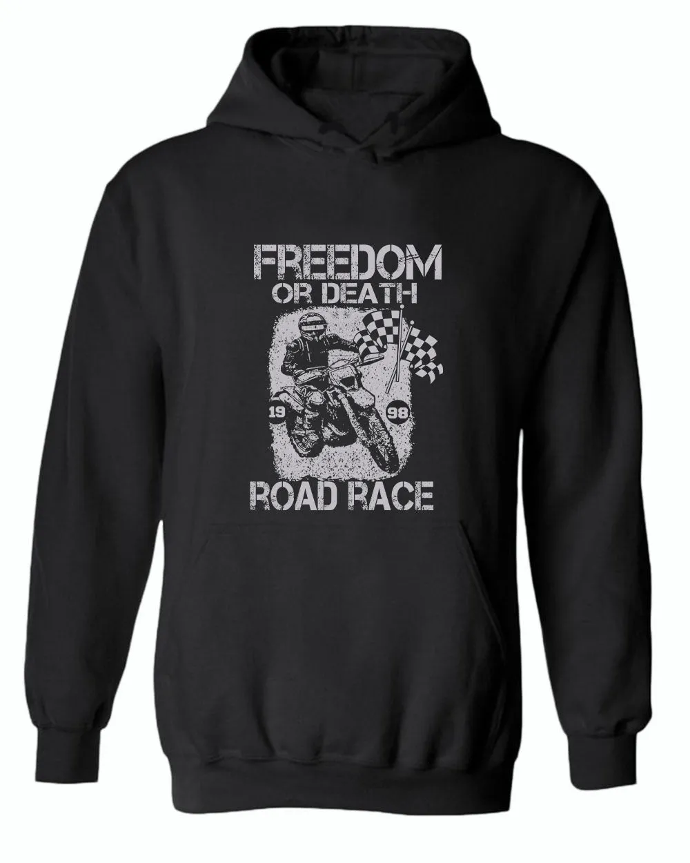 Freedom or death road race hoodie