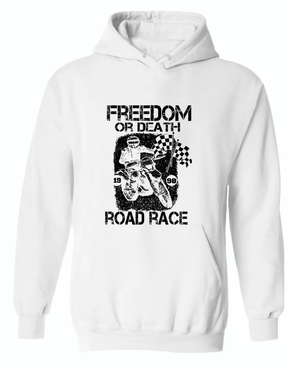 Freedom or death road race hoodie