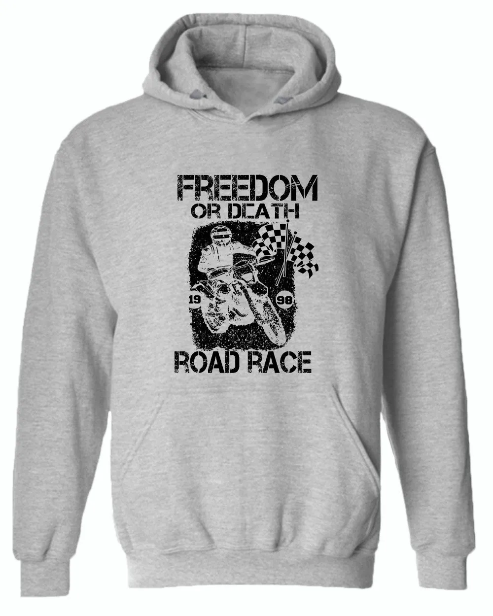 Freedom or death road race hoodie