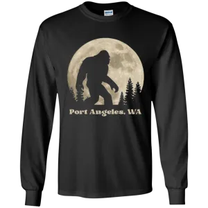 Full Moon Sasquatch Youth Long Sleeve T-Shirt