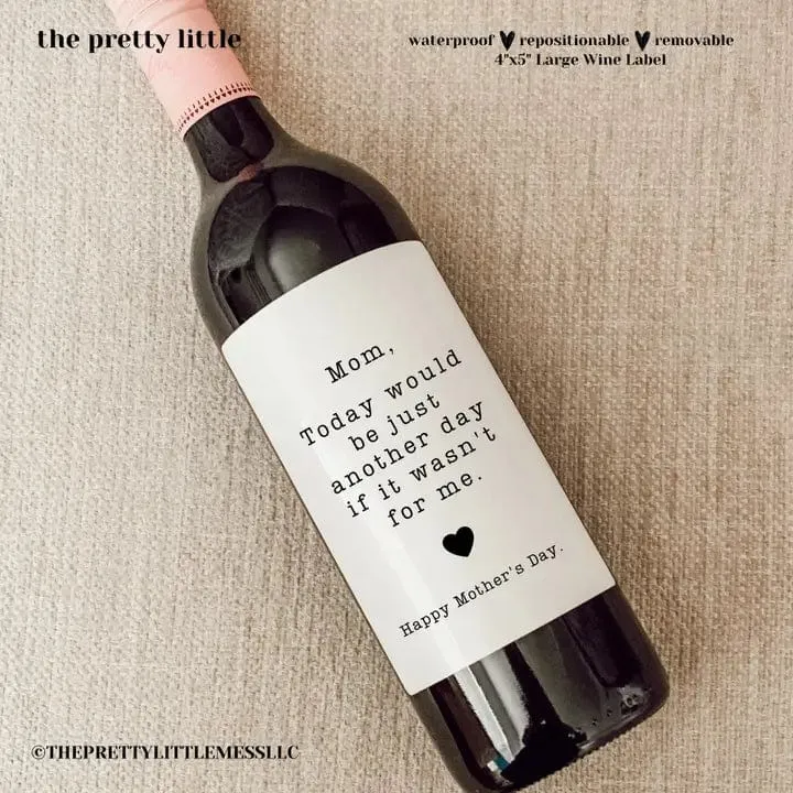 Funny Giftable Wine Labels