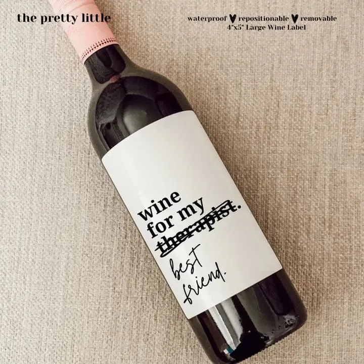 Funny Giftable Wine Labels