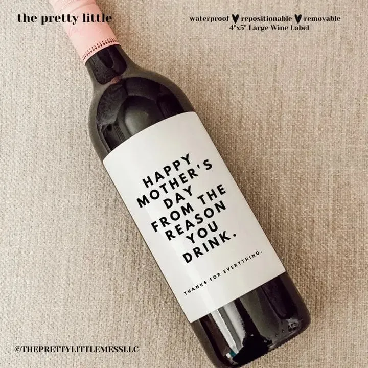 Funny Giftable Wine Labels