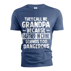 Funny Grandpa Shirt Grandfather Gifts Humor Joke Shirt Grandpa Birthday Gift Tee