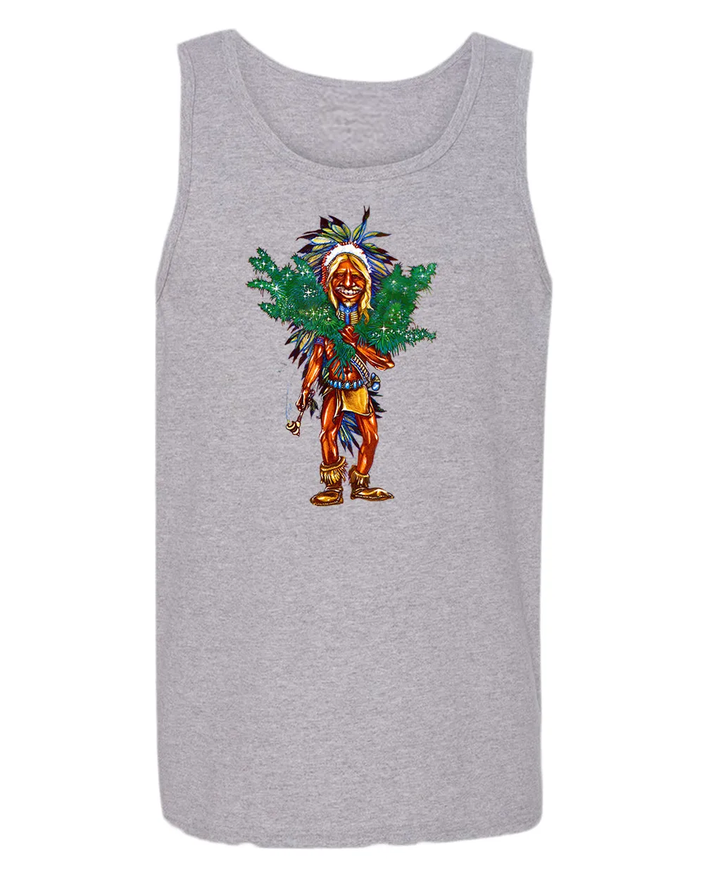 Funny Native P*t head smoke tank top