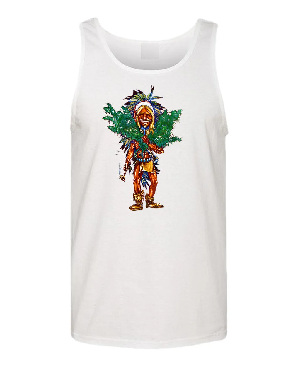 Funny Native P*t head smoke tank top