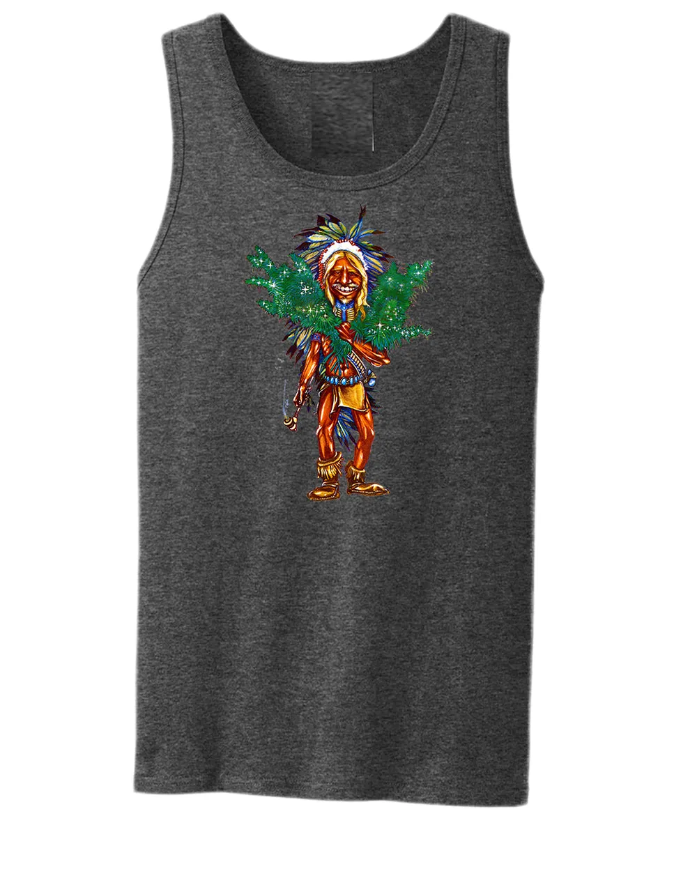 Funny Native P*t head smoke tank top