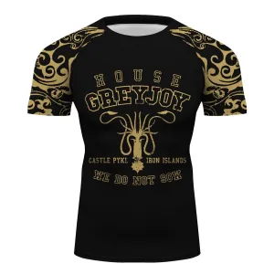 Game of Thrones House Greyjoy Longsleeve Jiu Jitsu Fighting Grappling Compression Shirt
