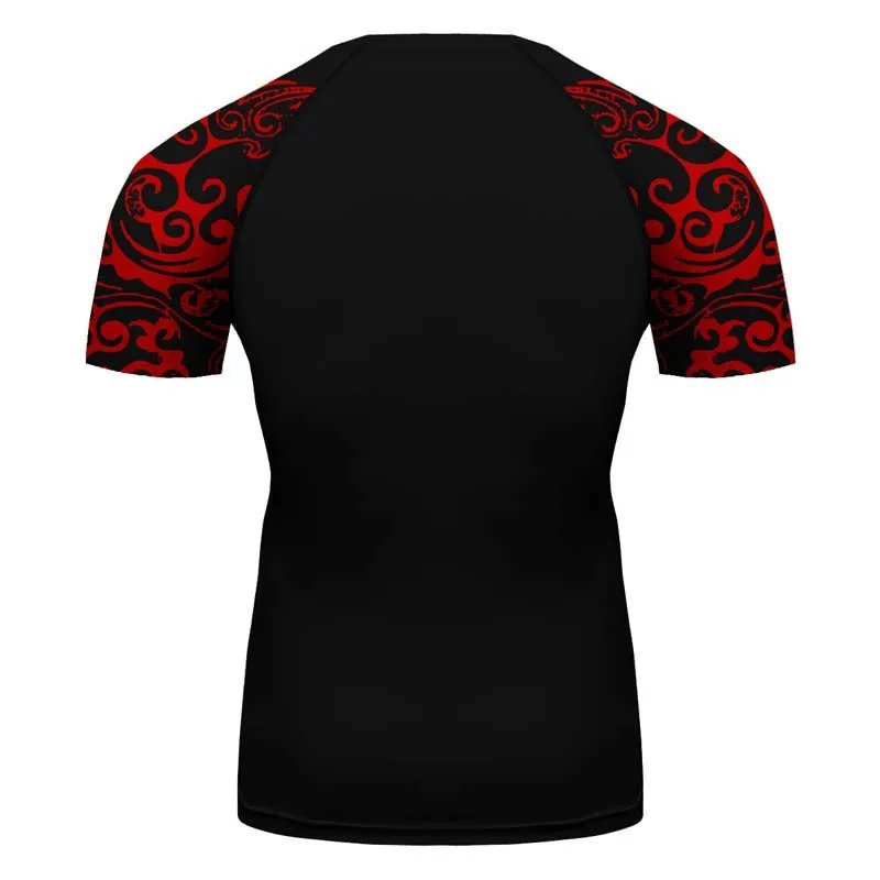 Game of Thrones House Targaryen Short Sleeve Compression Activewear T-Shirt