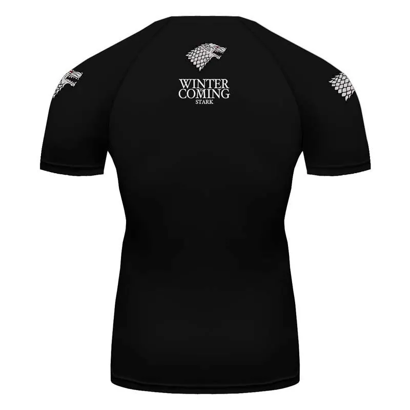 Game of Thrones Stark Ayrrn Lannister Greyjoy Bolton shirt long sleeve rashguar men Fitness Top