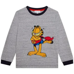 Garfield Long Sleeve T-Shirt - Chine Grey