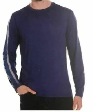 Gerry Men's Long Sleeve Gray Sun Protection Tee T-shirt-Navy