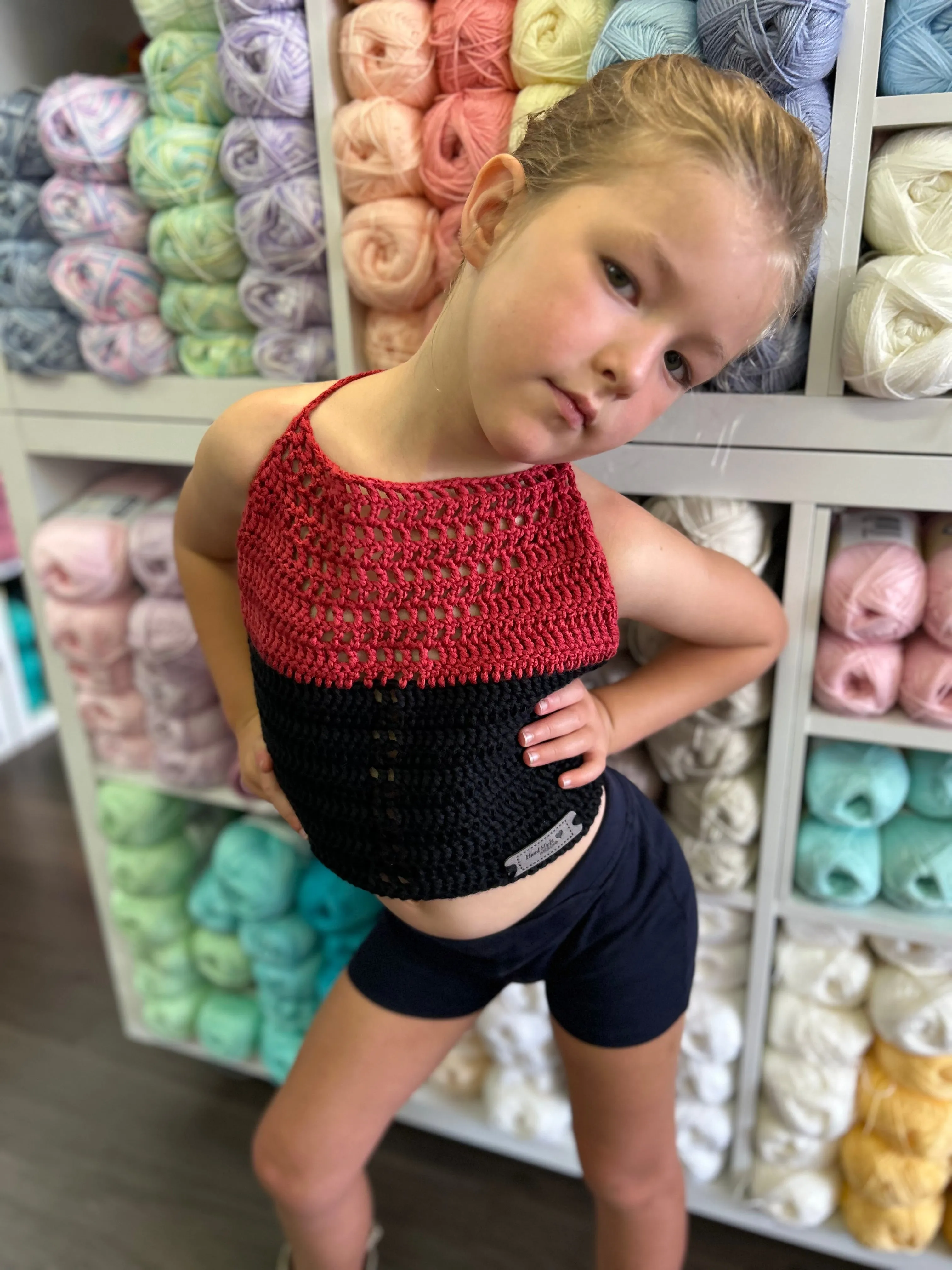 Girls Boho Halter Top
