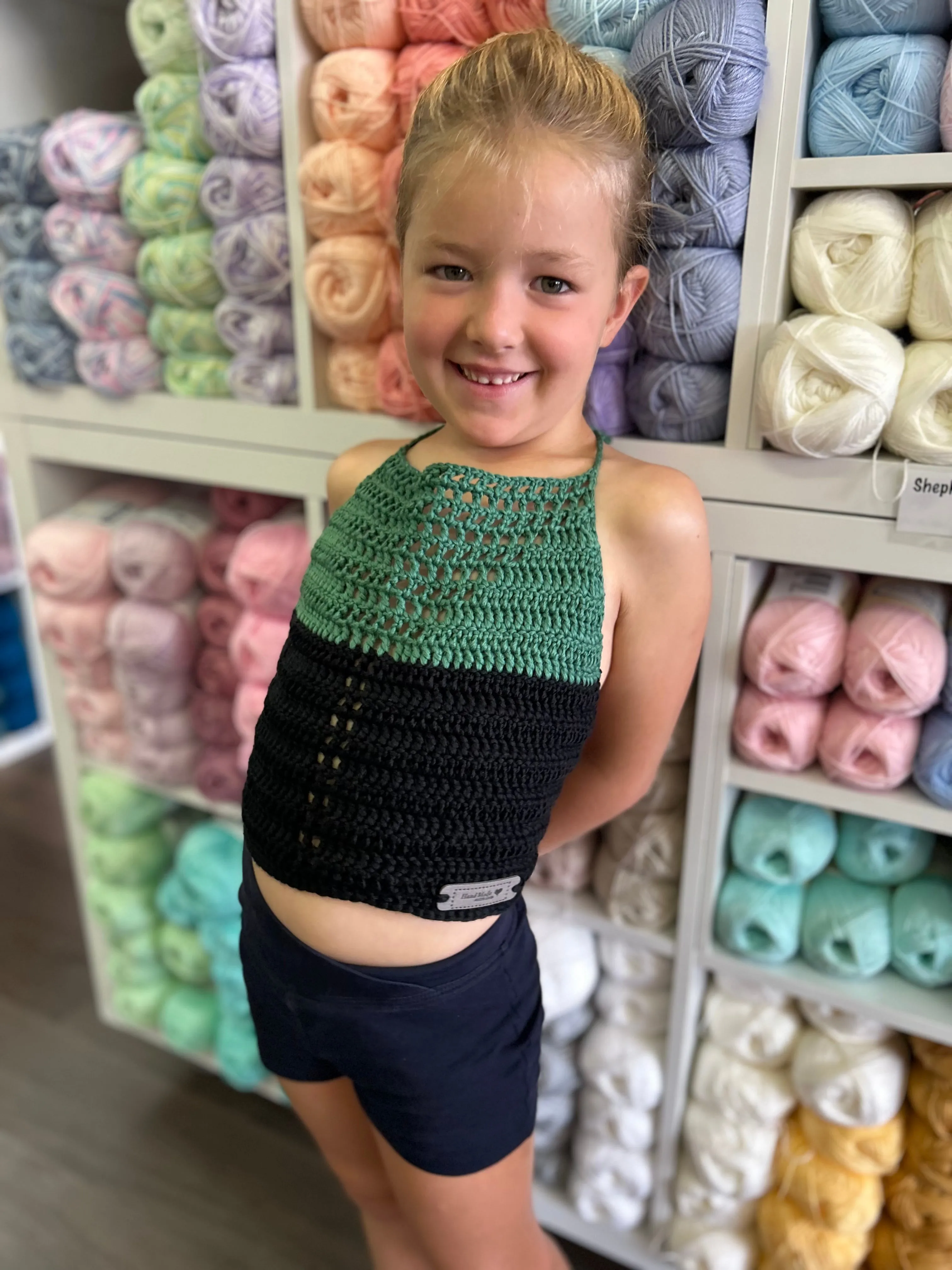 Girls Boho Halter Top