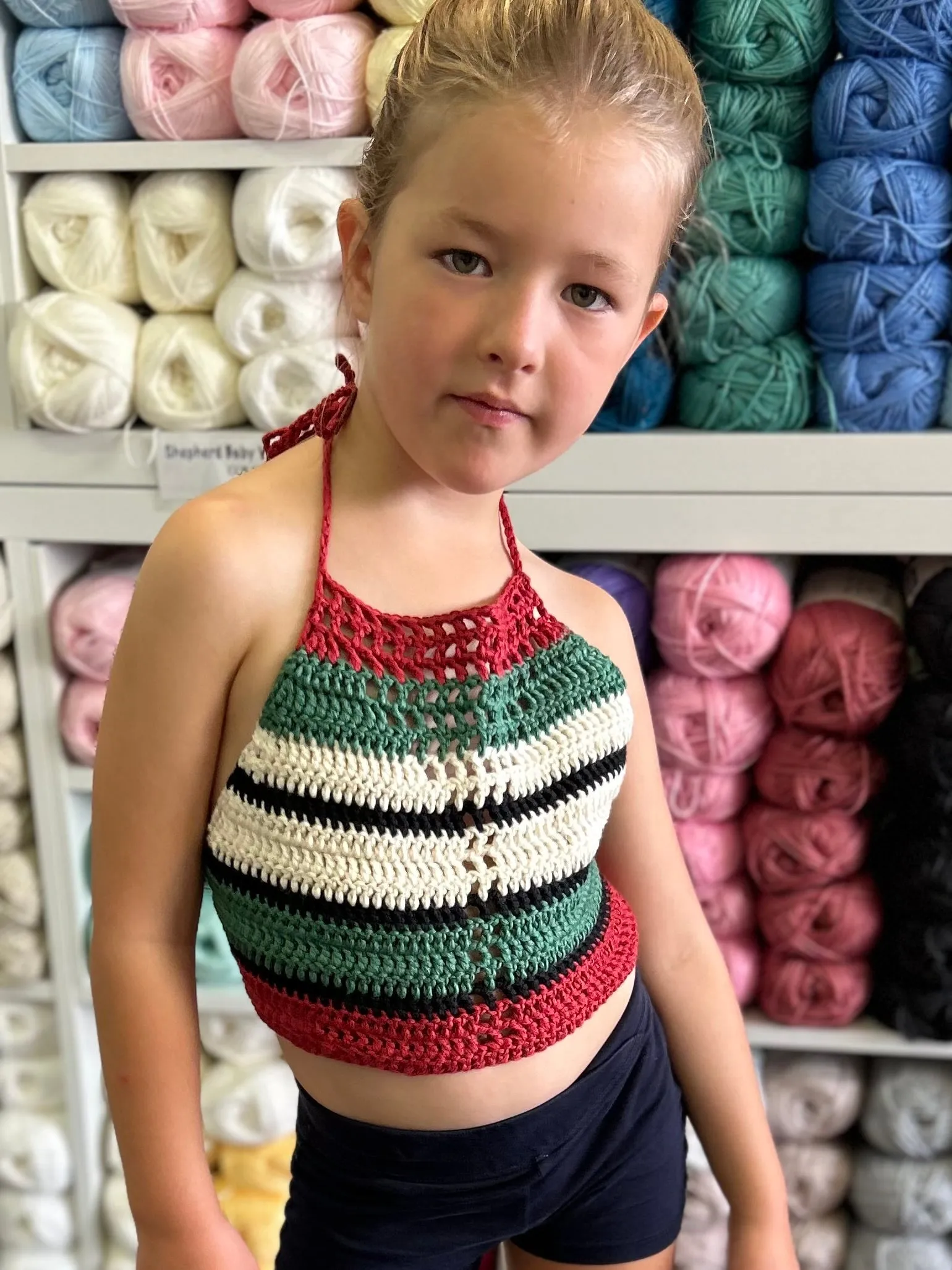 Girls Boho Halter Top