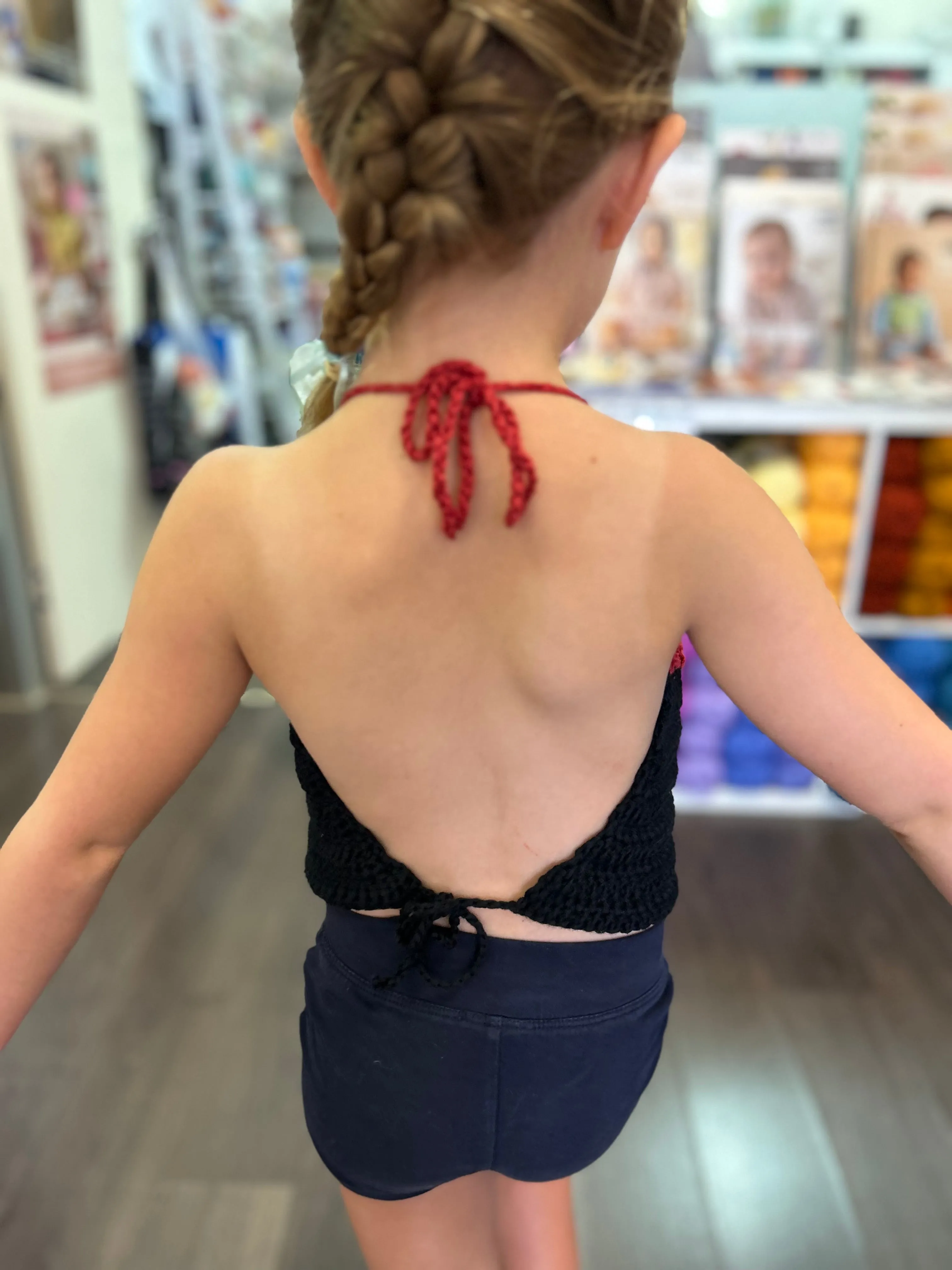 Girls Boho Halter Top