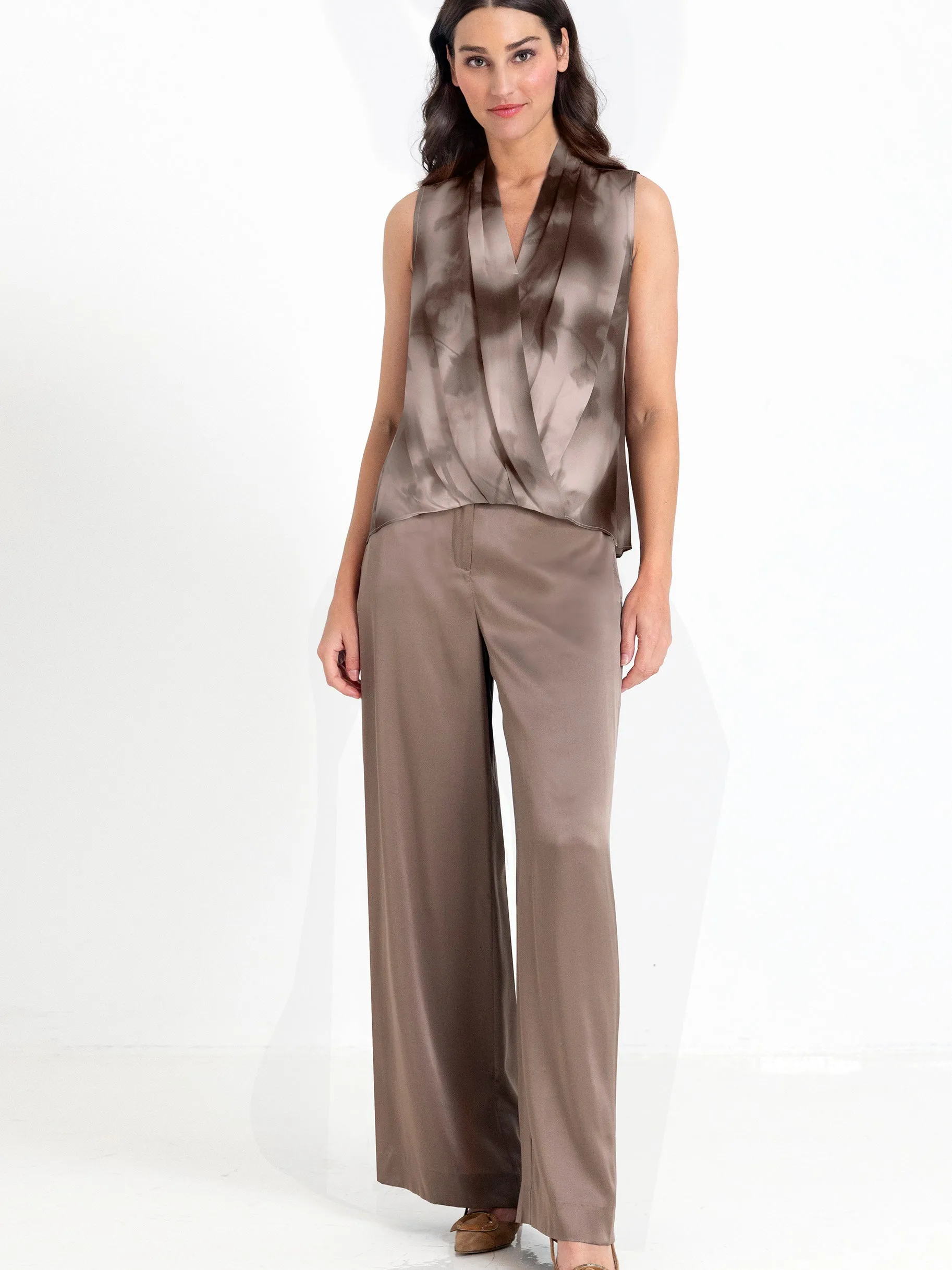 go boho surplice top print