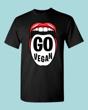 Go Vegan T-shirt, vegetarian T-shirt