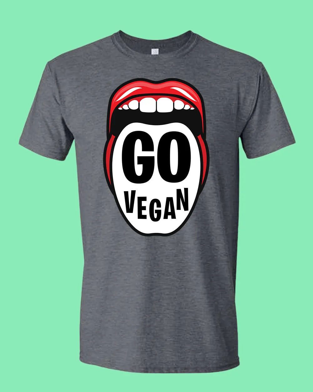 Go Vegan T-shirt, vegetarian T-shirt