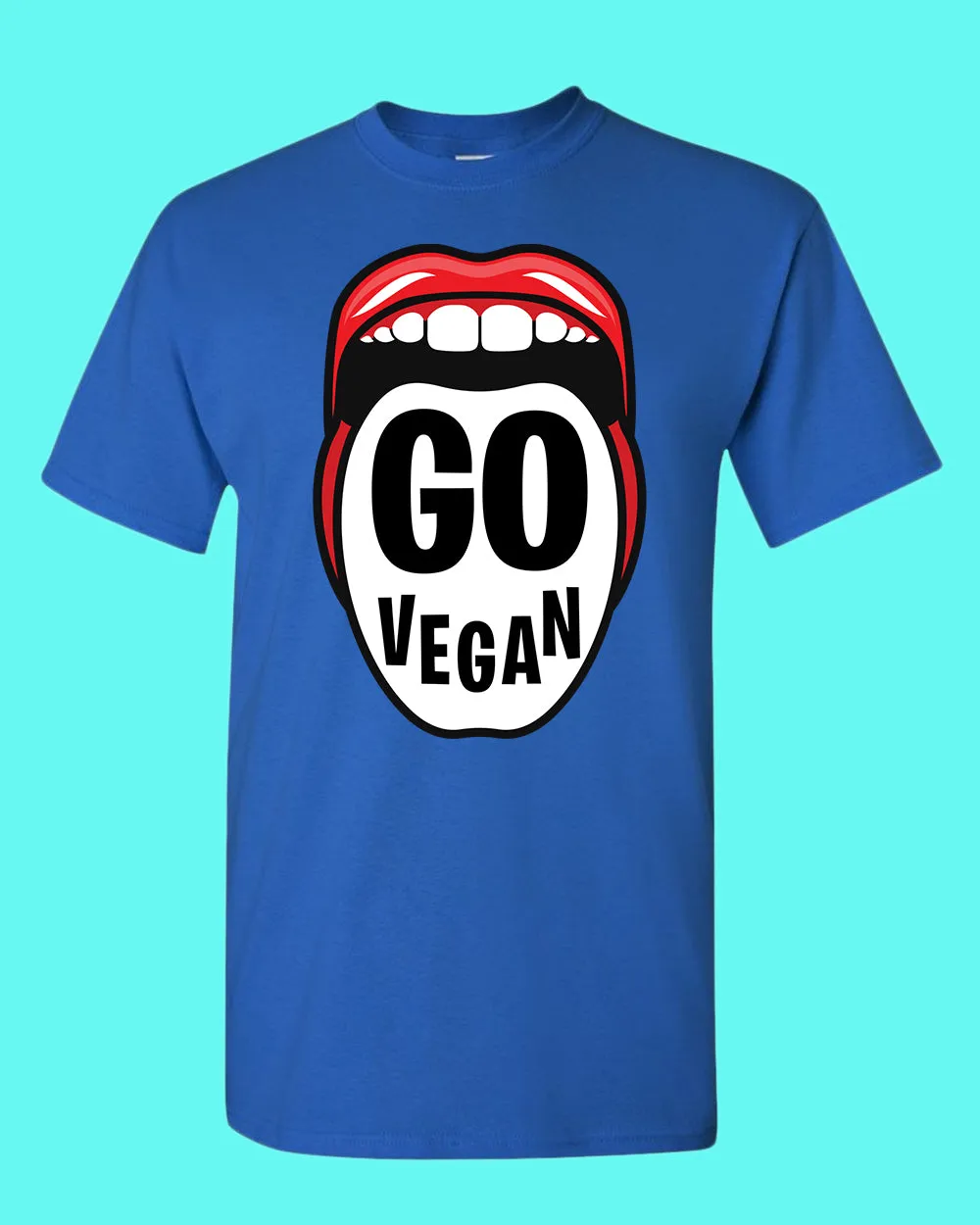 Go Vegan T-shirt, vegetarian T-shirt