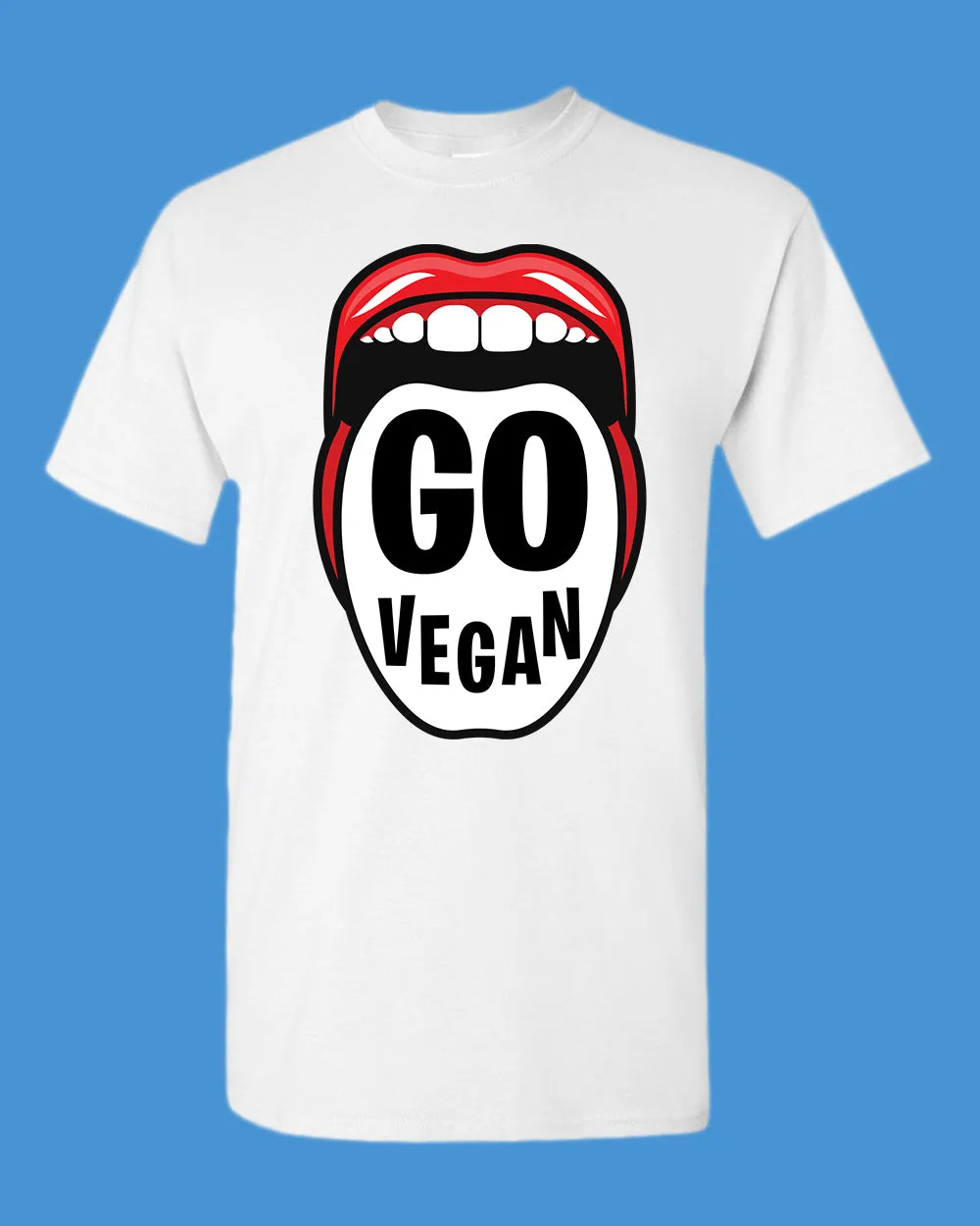 Go Vegan T-shirt, vegetarian T-shirt