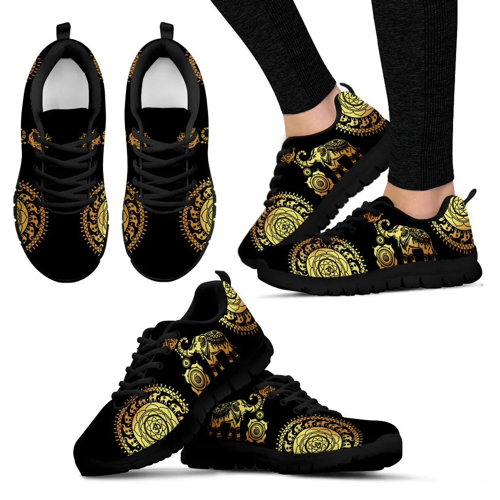 Golden Elephant Women's Sneakers Black Soles