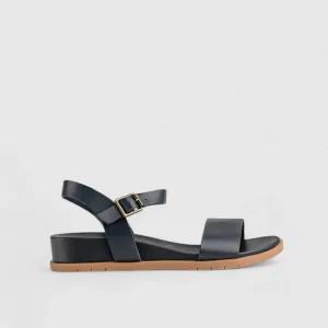 Graice Comfort Wedge Sandal Navy 01372