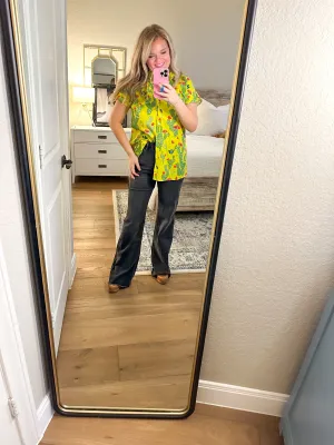 Green Cactus Blouse