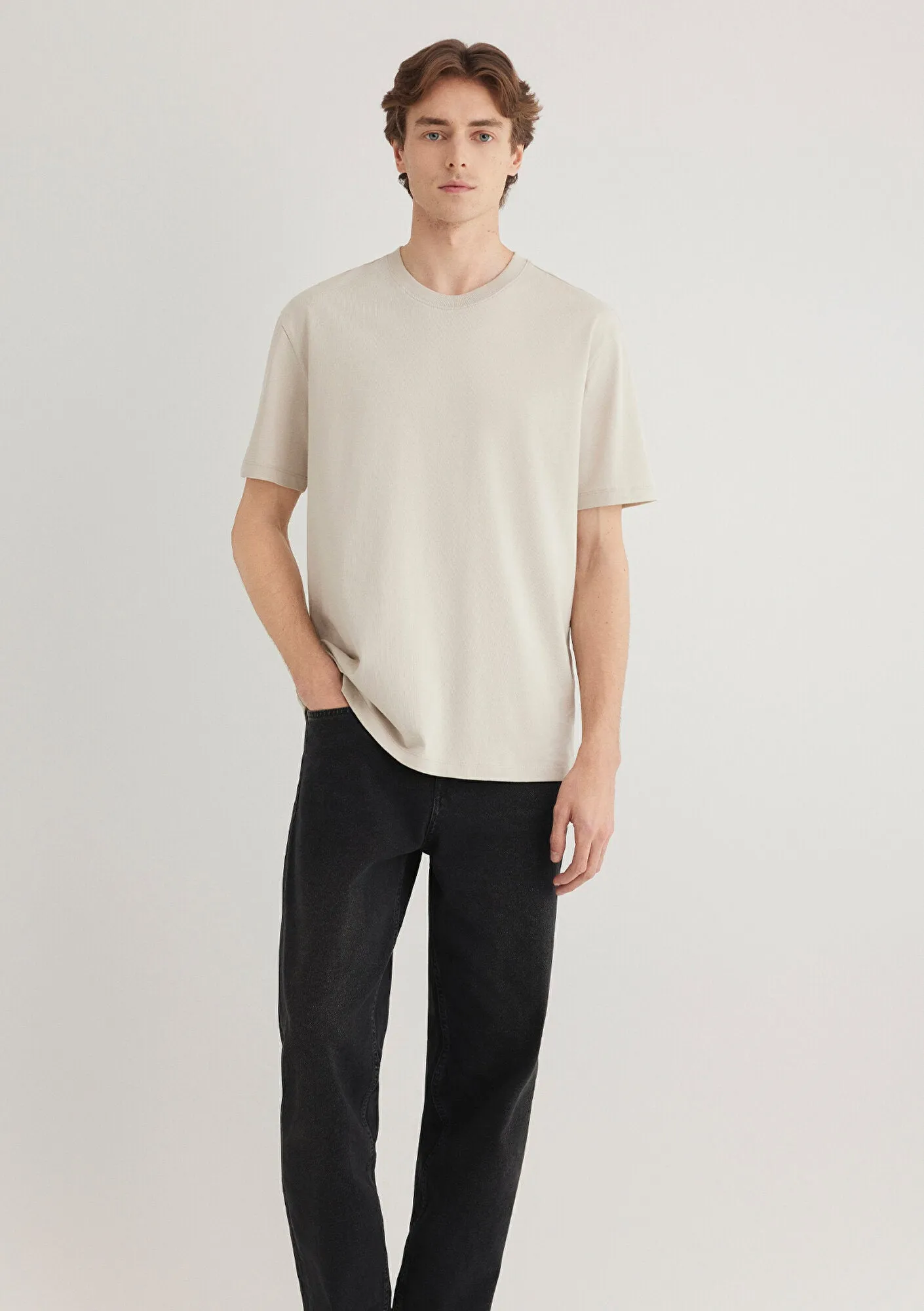 Grey Basic T-Shirt