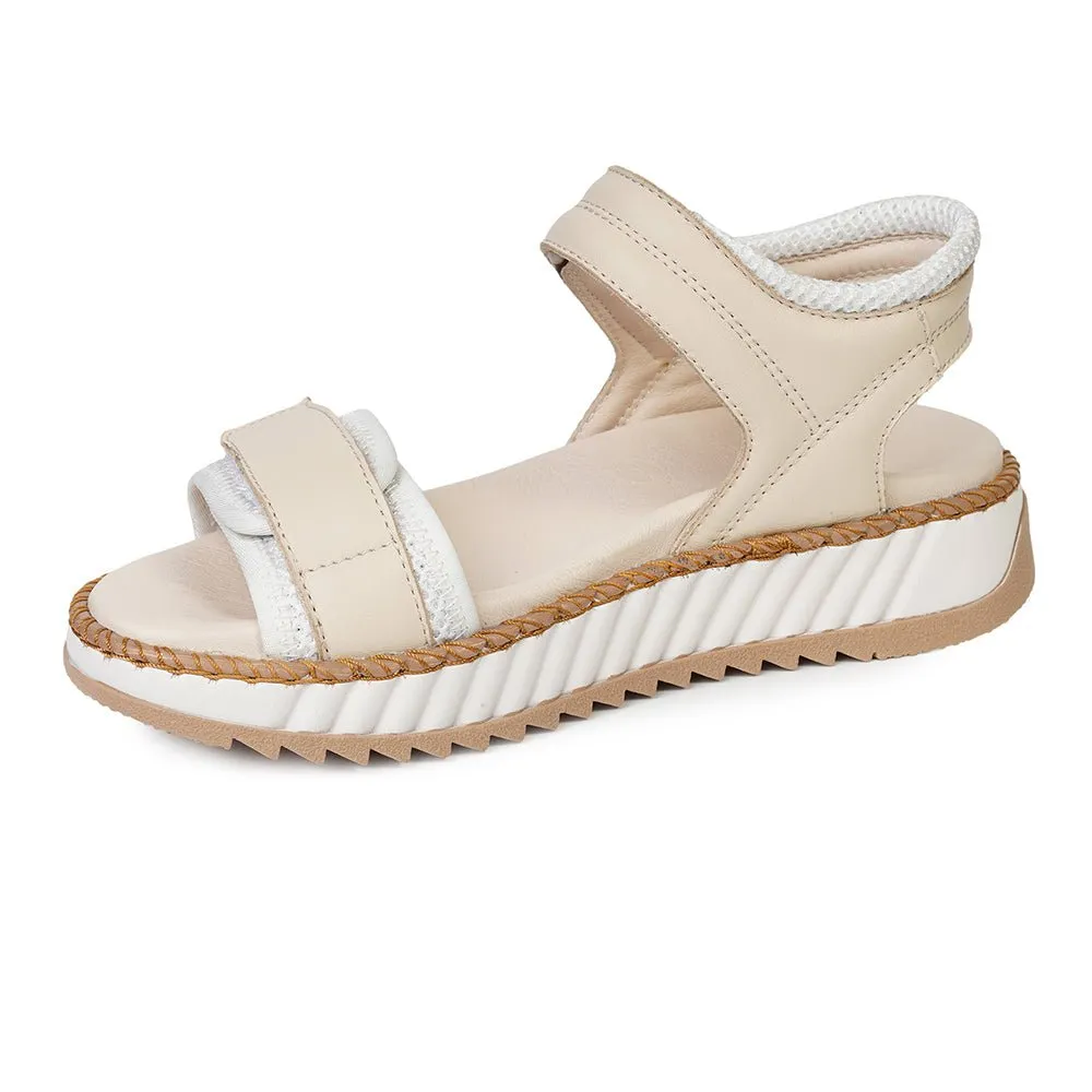 Greyder Women's Stylish Sandals In Ecru