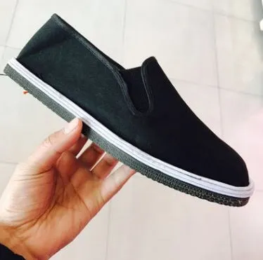 Handmade Melaleuca Sole Old Beijing Cloth Shoes Men's Deodorant Casual Shoes Soft Sole