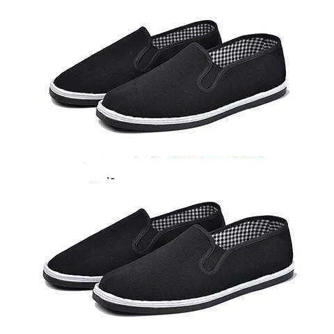 Handmade Melaleuca Sole Old Beijing Cloth Shoes Men's Deodorant Casual Shoes Soft Sole