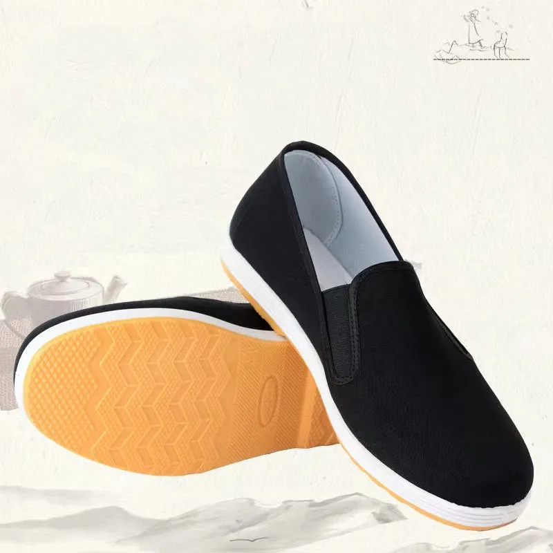 Handmade Melaleuca Sole Old Beijing Cloth Shoes Men's Deodorant Casual Shoes Soft Sole