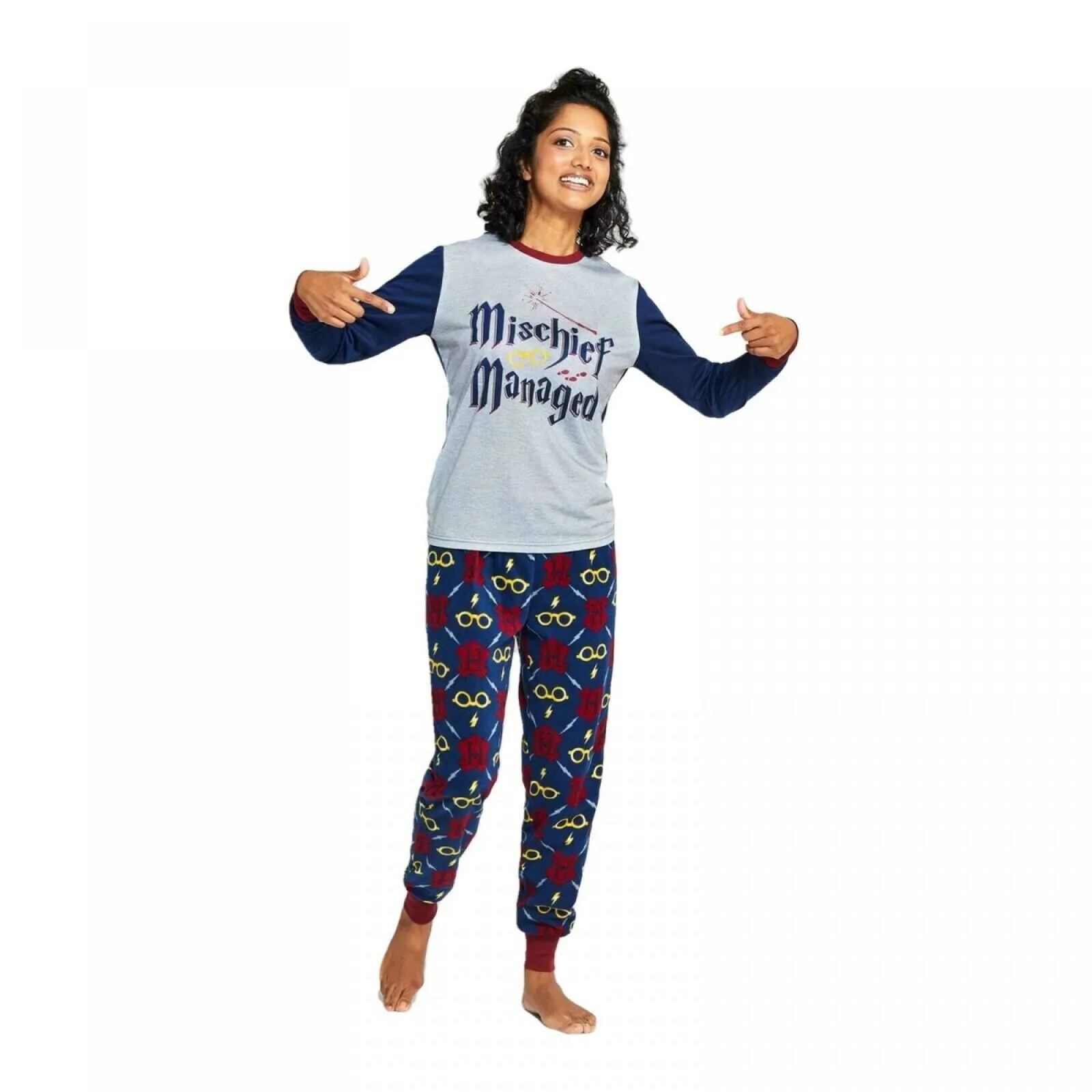 Harry Potter Women's Holiday "Mischief Managed" Pajama Set