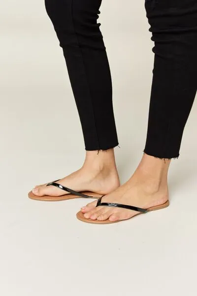 Hazel Blues® |  WILD DIVA PU Leather Open Toe Sandals