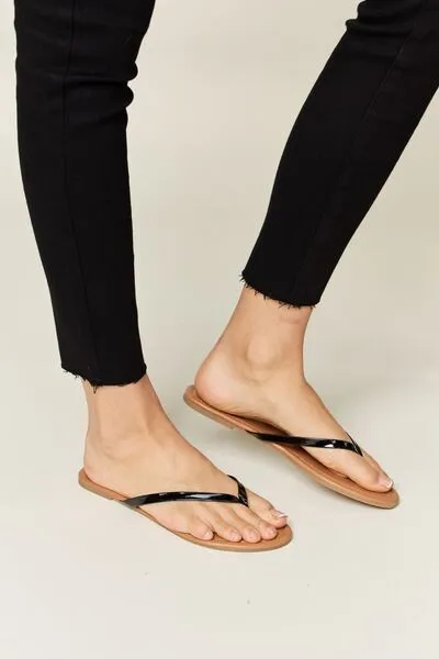 Hazel Blues® |  WILD DIVA PU Leather Open Toe Sandals