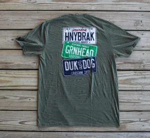 HB License Plate Short Sleeve T-Shirt