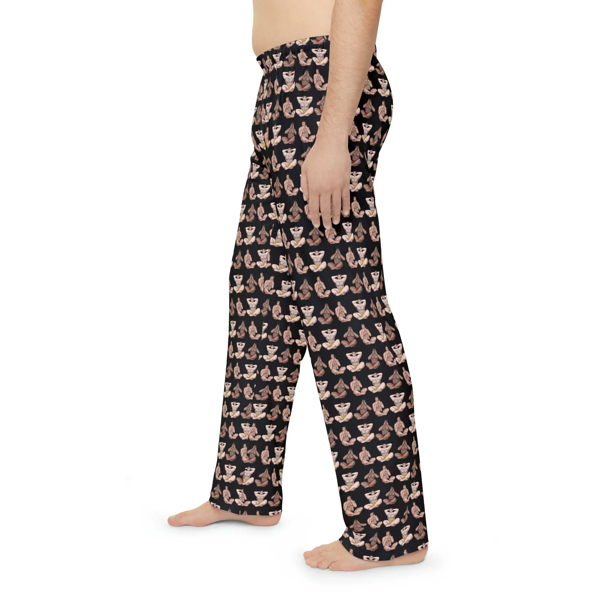 Hear No, See No, Speak No EVIL Men's Pajama Pant Bottoms - Black