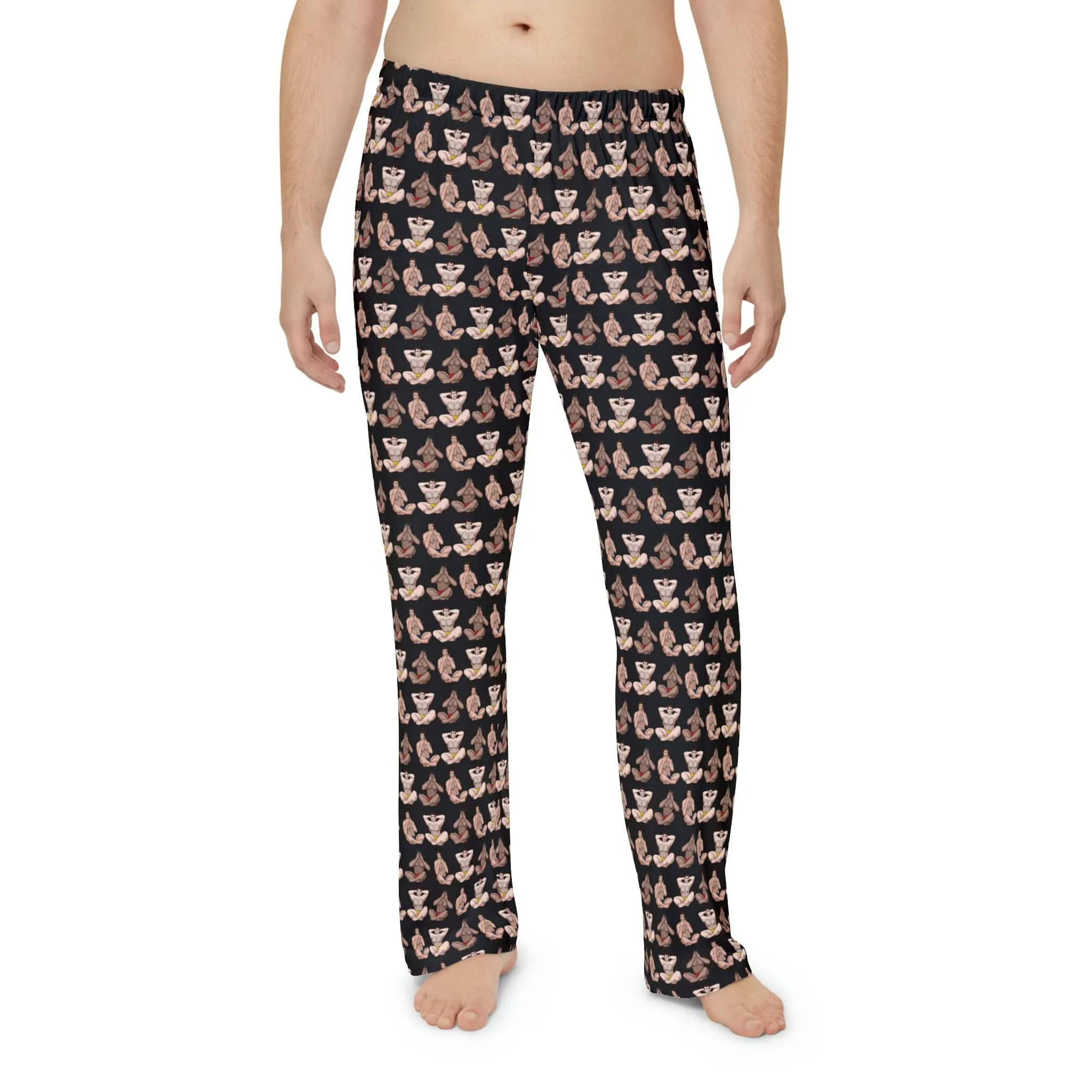 Hear No, See No, Speak No EVIL Men's Pajama Pant Bottoms - Black