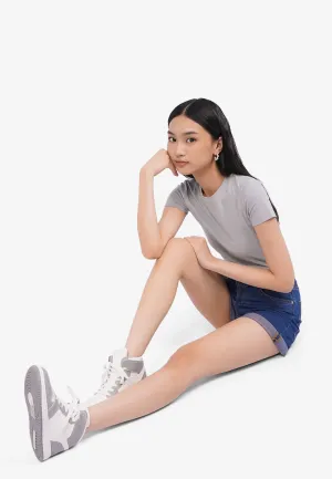 High Top Sneakers Grey