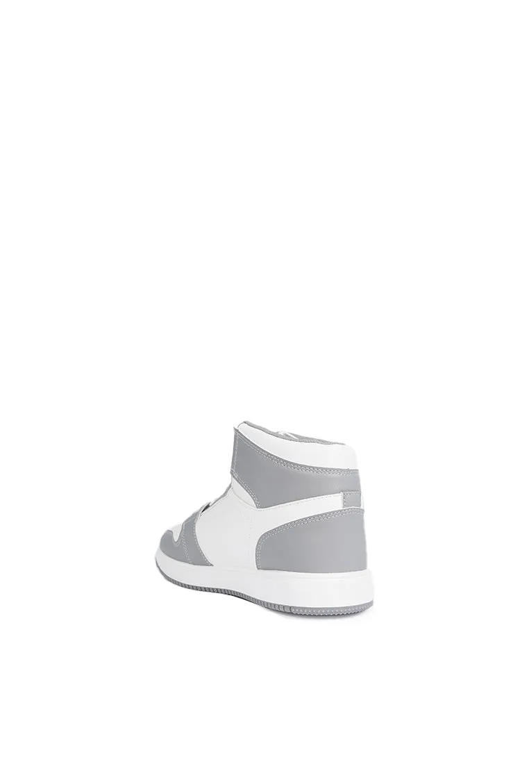 High Top Sneakers Grey